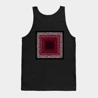 Red Arabic letters Tank Top